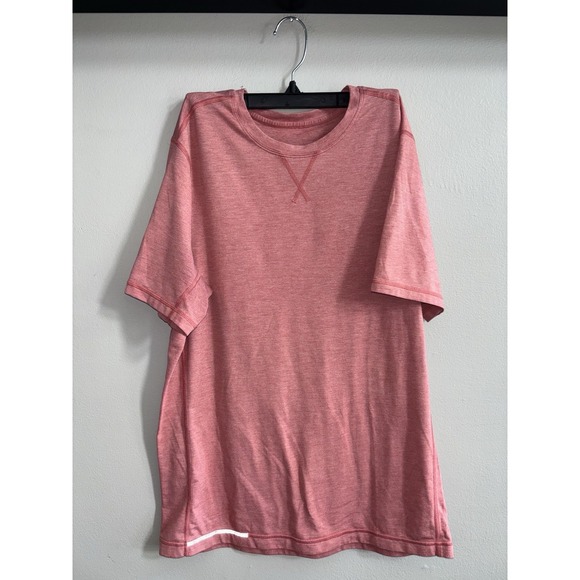 lululemon athletica Tops - 2 Lululemon Tees Salmon Pink and Blue Size M